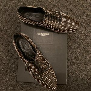 Saint Laurent Studded Loafers 6.5